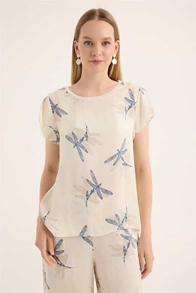 HomeStore Yusufcuk Baskılı Bluz
