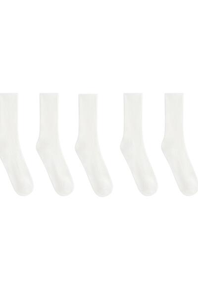 Oysho 5 pairs of classic socks with cotton
