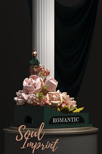 balody مجموعة مكعبات البناء الصغيرة من سلسلة Love Mark Love Contract