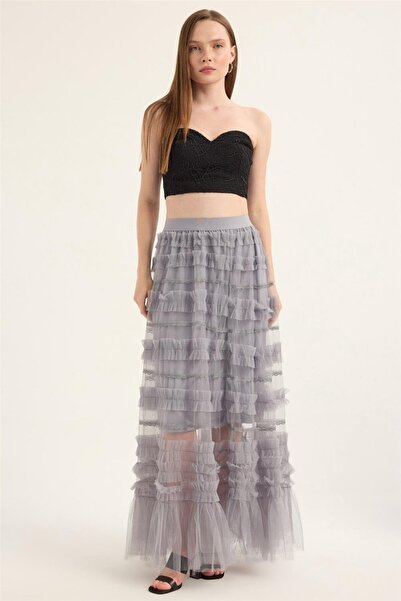 HomeStore Tül Uzun Etek