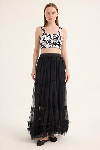 HomeStore Tül Uzun Etek