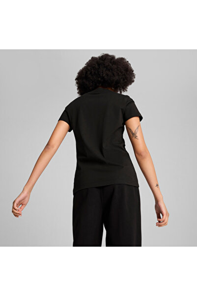 Puma Womens SQUAD Graphic Tee - Black