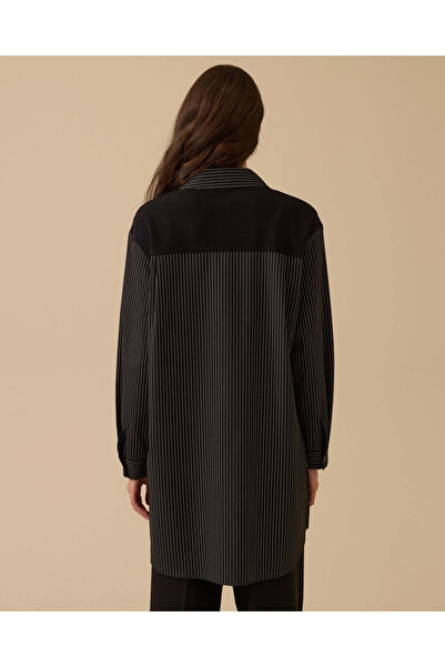 SCL Striped Tunic with Shoulder Tie Detail