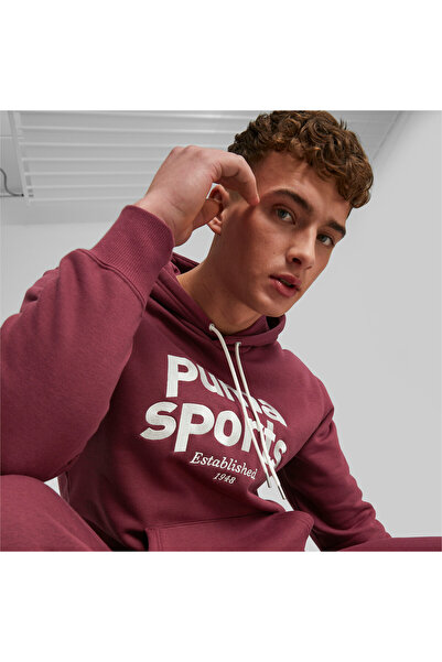 Puma Mens Team Hoodie - Red