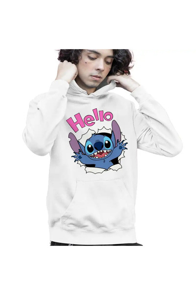 OEM Παιδική Μπλούζα Φούτερ Stitch Hello για Αγόρια