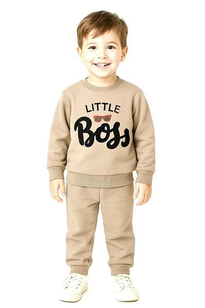 Burç Boy's Seasonal Embroidered Combed Cotton Children's Set