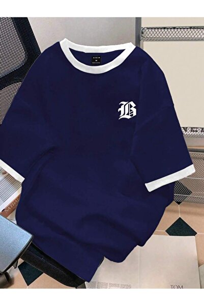 Agolady Unisex New Season Bs Βαμβακερό μπλουζάκι με στάμπα και γιακά, ίσιο, o...