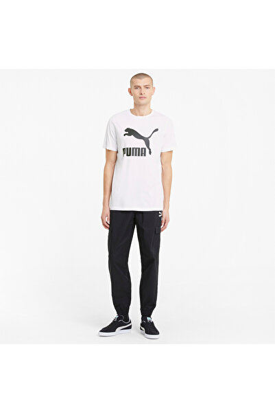 Puma Mens Classics Logo Tee - White