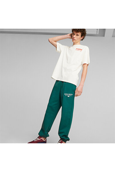 Puma Mens Team Graphic Tee - White