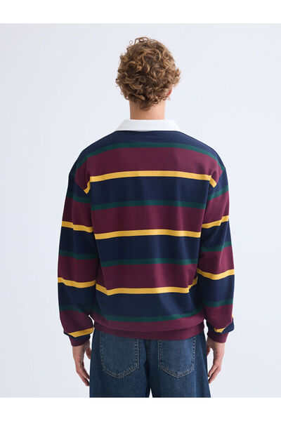 LC Waikiki Polo Yaka Uzun Kollu Erkek Sweatshirt