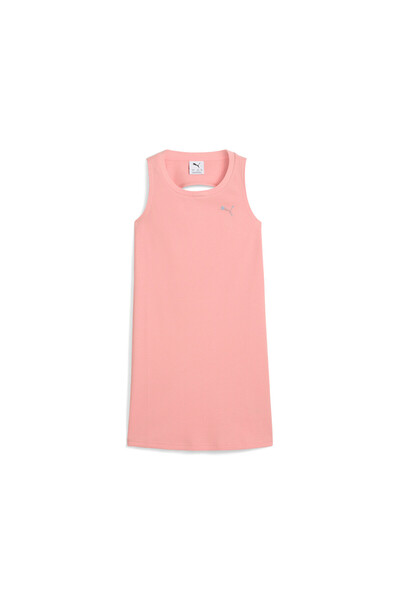 Puma Youth Girls BUTTERFLY VIBE Ribbed Tank Dress - Pink