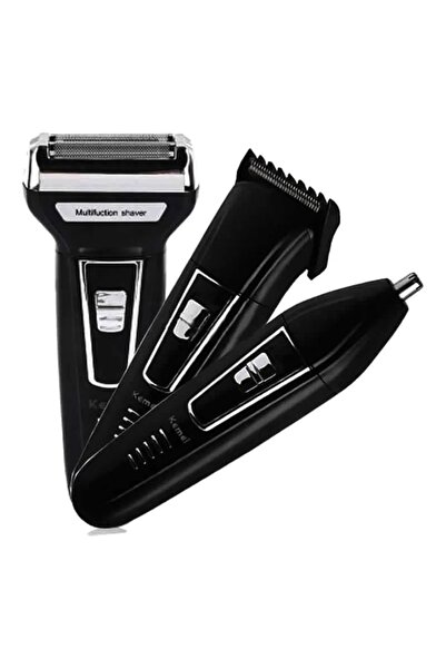 PROYOKO ماكينة حلاقة الشعر الجافة للرجال باللون الأسود