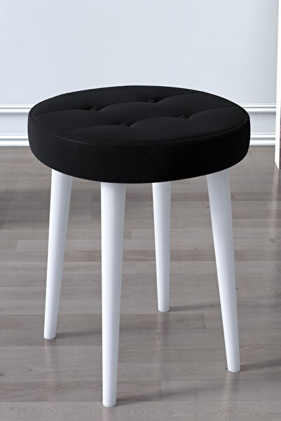 SHOOVVEL Nube Serisi Puf, Makyaj Oturağı ,Puf Bench Montajsız Oturak Gold Met...