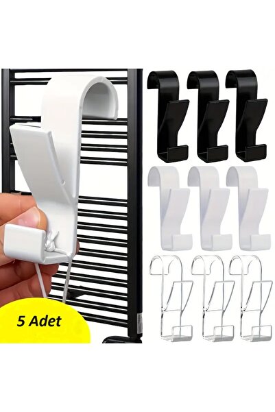 Evfix Banyo,Mutfak ve Mobilya Plastik Çok Amaçlı Askı, Havlu ve Havlupan Askı...