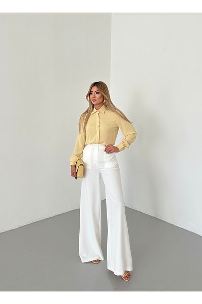 Vuntal BUTİK Double Loose Leg Palazzo Pants