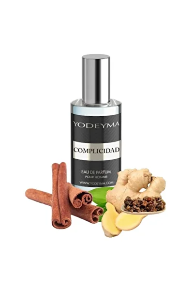 Yodeyma Complicidad Eau de Parfum for Men, Ginger, Cinnamon, and Myrrh, 15ml