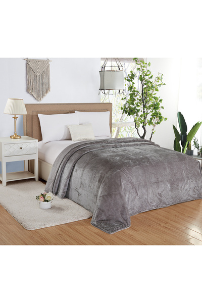 Moon Double Size Floral Throw Blanket All Season Flannel Blanket For Couch Bed And Sofa 200X220 cm G95