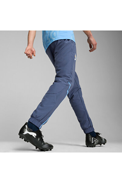 Puma Mens Manchester City Pre-match Woven Pants - Blue