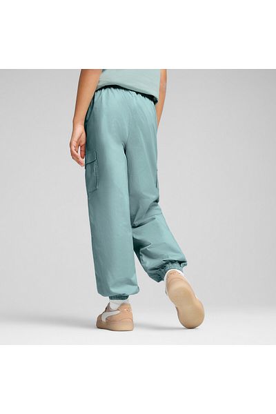 Puma Youth Girls BUTTERFLY VIBE Cargo Pants - Green