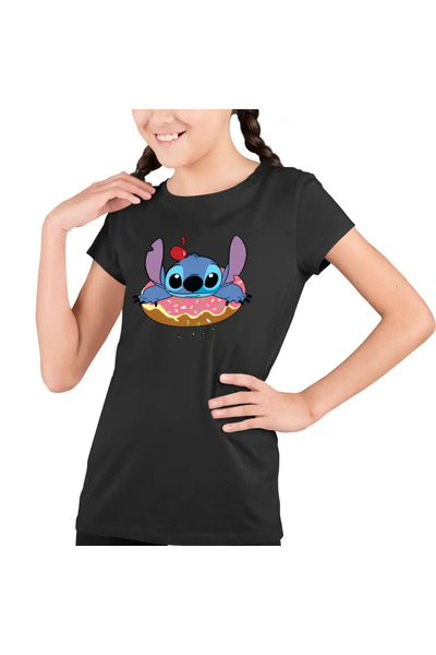 OEM Kids Girls Stitch Donut T-Shirt