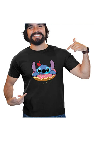 OEM Tricou Barbati Stitch Donut Gogoasa