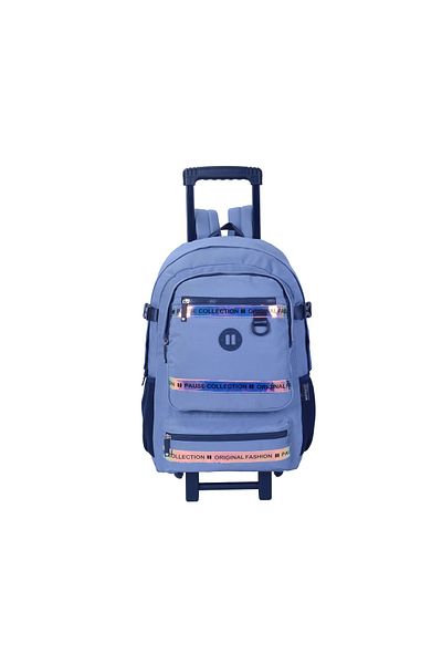 Pause TROLLEY 18" W/ PENCIL CASE Grey 3 Lines