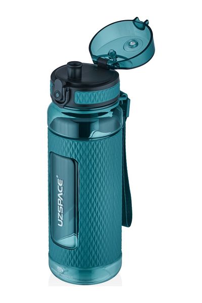tüftürük Uzspace 800ml -Large Size- Tritan Water Bottle Silicone Protected Anti-Slip Body