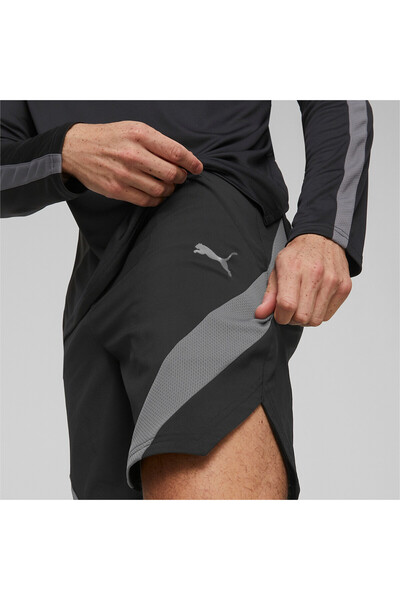 Puma Mens Fit Woven 7" Training Shorts - Black