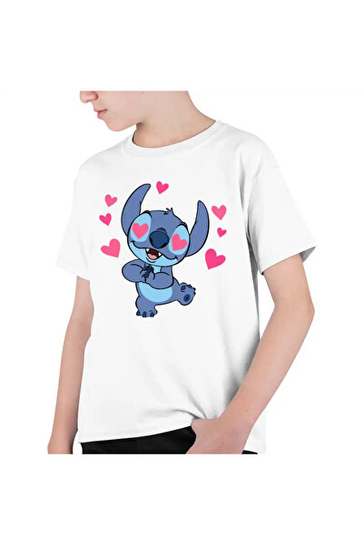 OEM Tricou Copii Baieti Stitch in Love