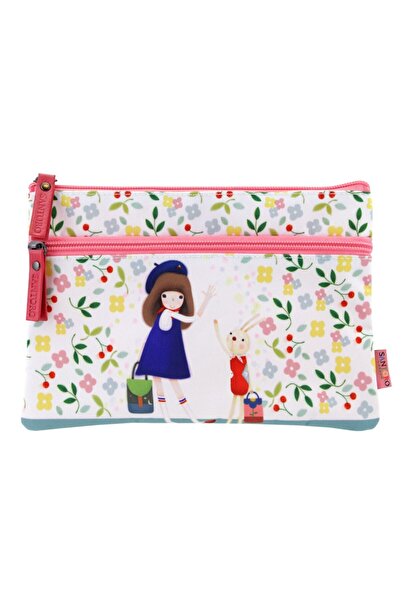 Santoro Penar Kori Kumi Bon Voyage cu 2 fermoare 23x15 cm