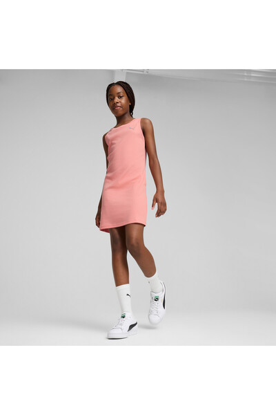Puma Youth Girls BUTTERFLY VIBE Ribbed Tank Dress - Pink
