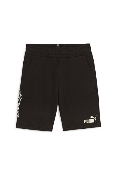 Puma Youth Boys Essentials+ Mid 90s Shorts - Black