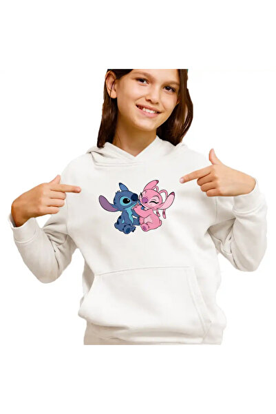 OEM Hanorac Copii Fete Stitch Angel Love