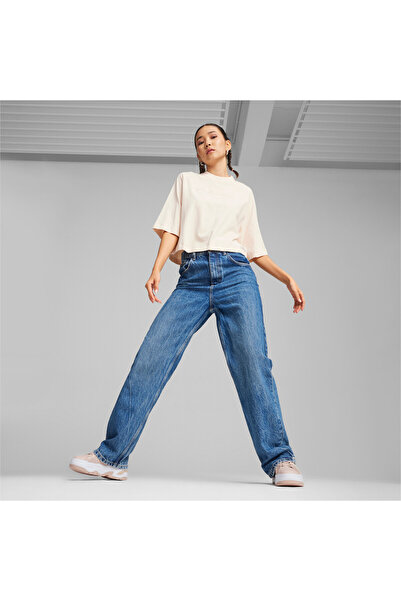 Puma Womens CLASSICS+ Oversized Tee - Pink