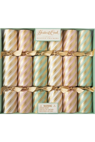 Hester & Cook Peppermint Stripe Crackers