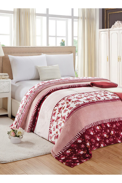 Moon Single Size Floral Throw Blanket All Season Flannel Blanket For Couch Bed And Sofa 150X200 cm G90