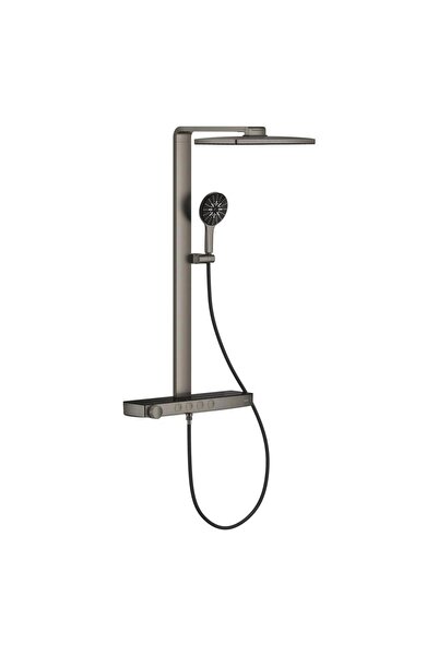 Grohe Rainshower Aqua Pure Duvara Monte Termostatik Bataryalı Duş Sistemi Br.Hard Graphite – 100961A