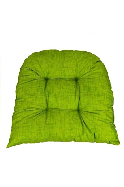 OEM Pernă decorativă de podea, verde, umplutură din spumă, 45x50x12 cm