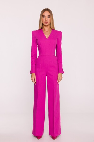 Made of Emotion Jumpsuit with wide trousers and long sleeves