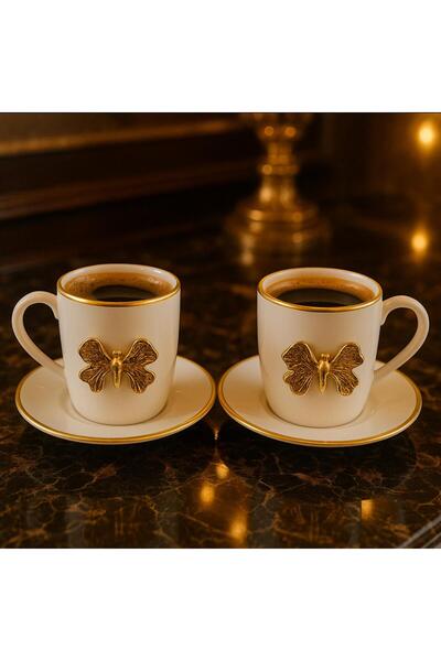 decovien 2-Piece Porcelain Coffee Cup Set