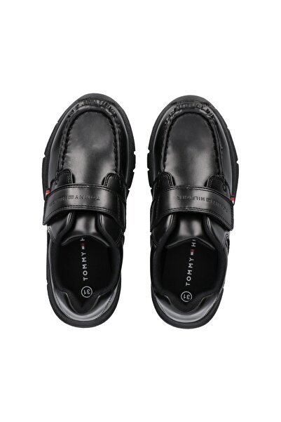 Tommy Hilfiger Tommy Hilfiger Boys Black Low Cut Velcro Shoe