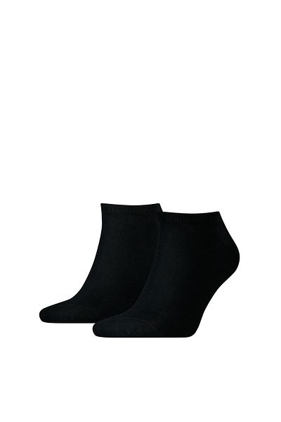 Tommy Hilfiger Tommy Hilfiger Men Black 2-Pack Plain Trainer Socks