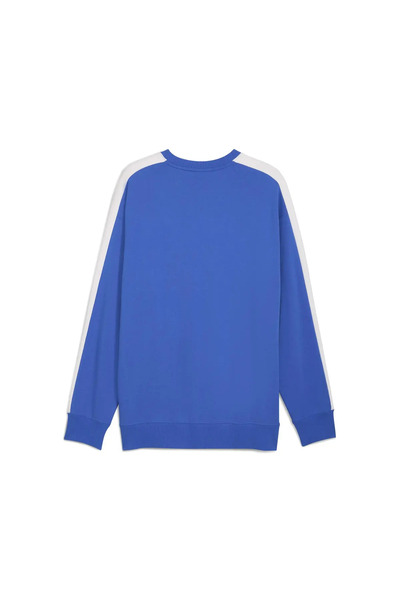 Puma T7 Relaxed Crew Mavi Erkek Sweatshirt