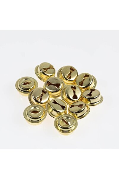 OEM Clopoței metalici Artesanía, model auriu, dimensiune 1,5 cm, set de 12 bu...