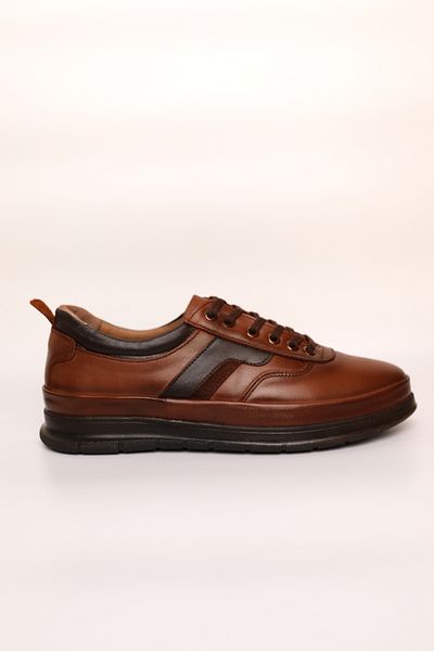 Greyybull Shoes Tan Light Comfortable Leather Men's Shoes - Sneakers