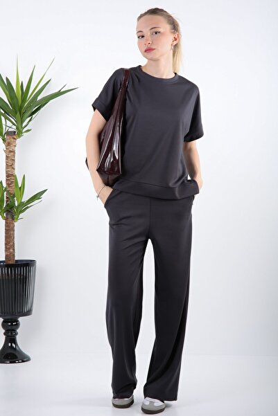 Veni Life Γυναικείο Σετ Φόρμας Basic Slit