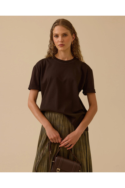 SEÇİL Short Sleeve Basic T-Shirt