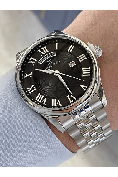 Daniel Klein Takvimli Çelik Kordon Erkek Kol Saati