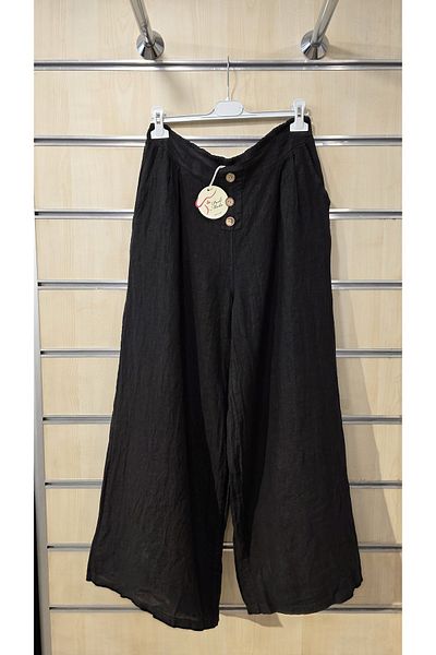 Park Moda Italian Linen Trousers Plain Pattern 3 Buttons