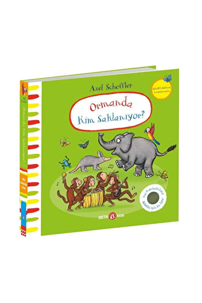 Beta Yayınevi Who Hides in the Forest? Felt Covered Book